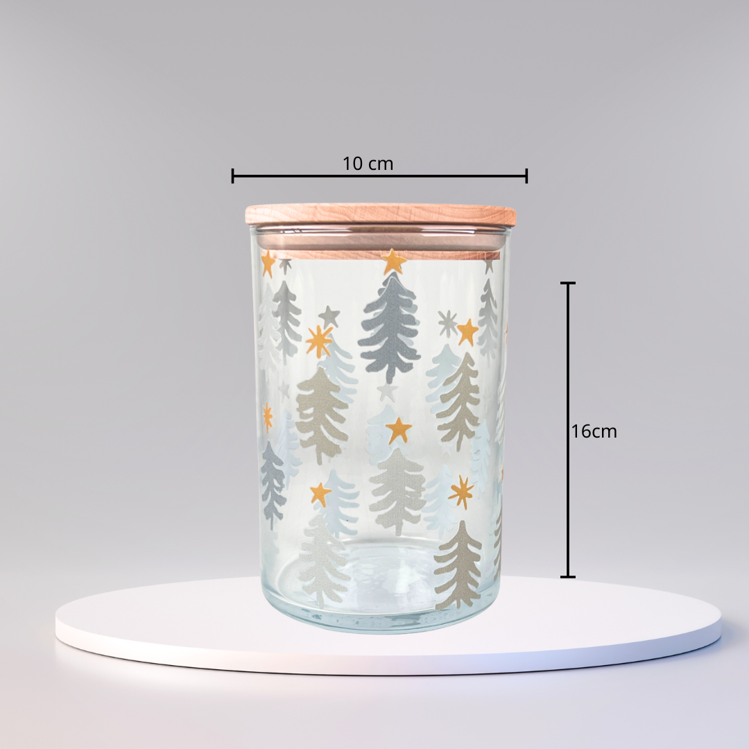 Größe des Plätzchenglases 10x16cm