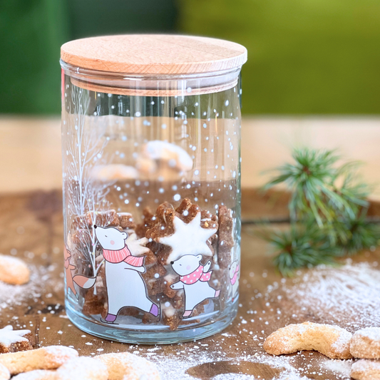 Vorratsdose mit Holzdeckel