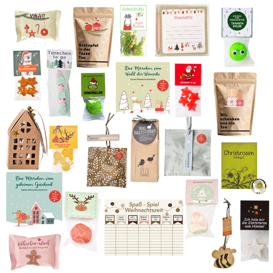 Adventskalender Inhalte - 24 Kleinigkeiten für den Adventskalender