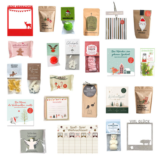 Adventskalender Inhalte - 24 Kleinigkeiten für den Adventskalender