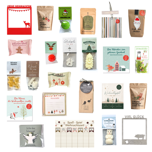 Adventskalender Inhalte - 24 Kleinigkeiten für den Adventskalender