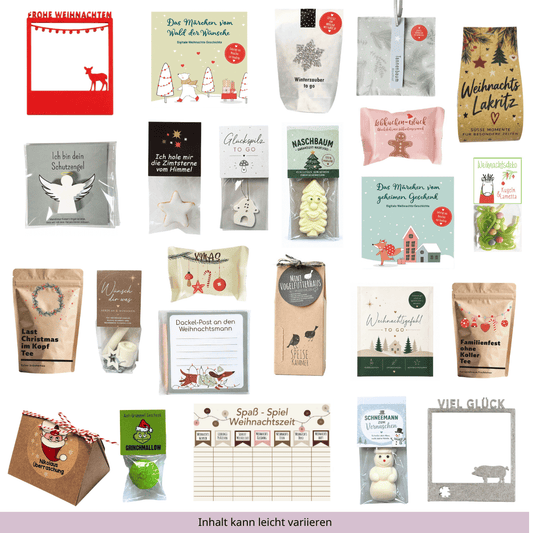 Adventskalender Inhalte - 24 Kleinigkeiten für den Adventskalender