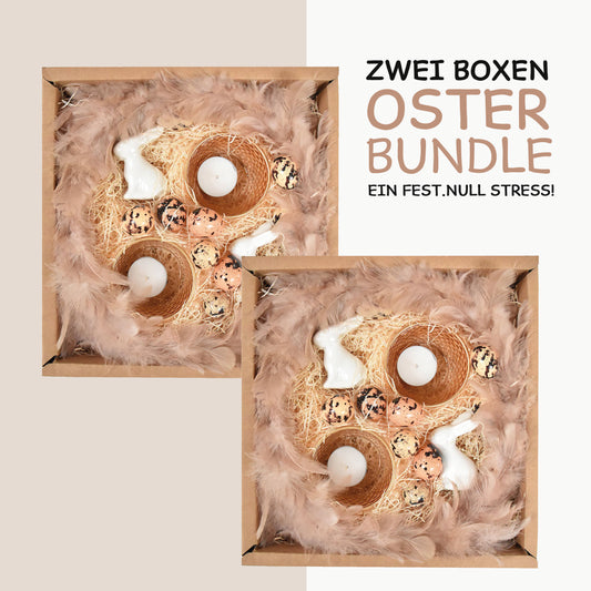 2 Tischdeko Osterboxen - Perfekter Deal!