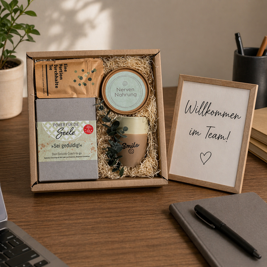 Willkommen im Team Box für neue Mitarbeiter