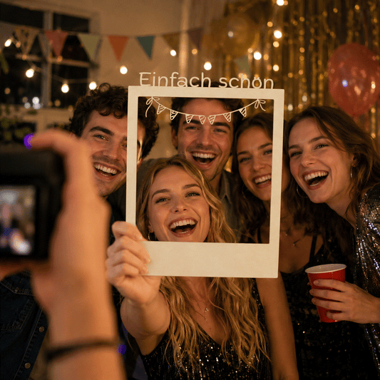 Selfie Foto Rahmen: Tolles Fotobox Accessoires für schnelle Fotos