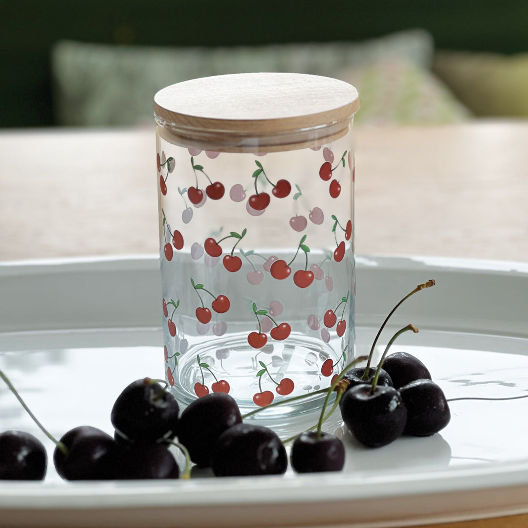 Vorratsglas Kirschendesign