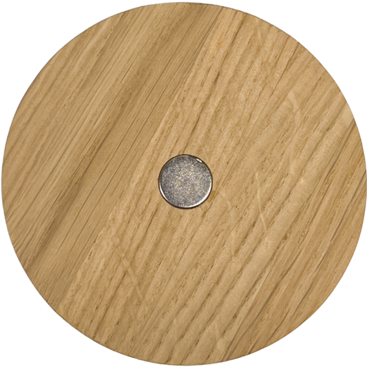 starker Magnet aus Eichenholz