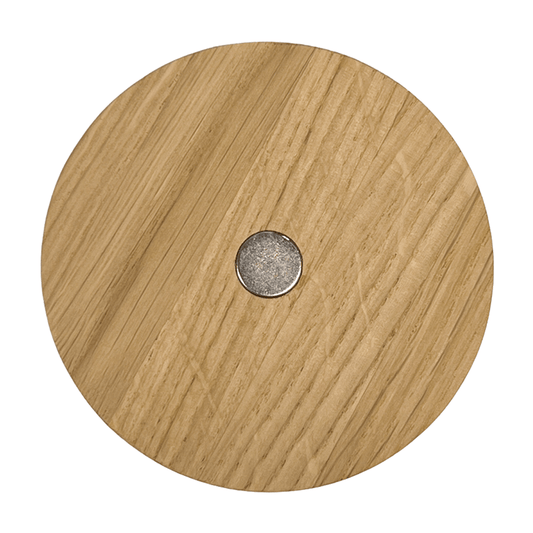 starker Magnet aus Eichenholz