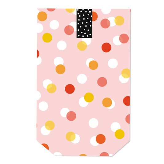 Tüte pink Punkte groß bunt