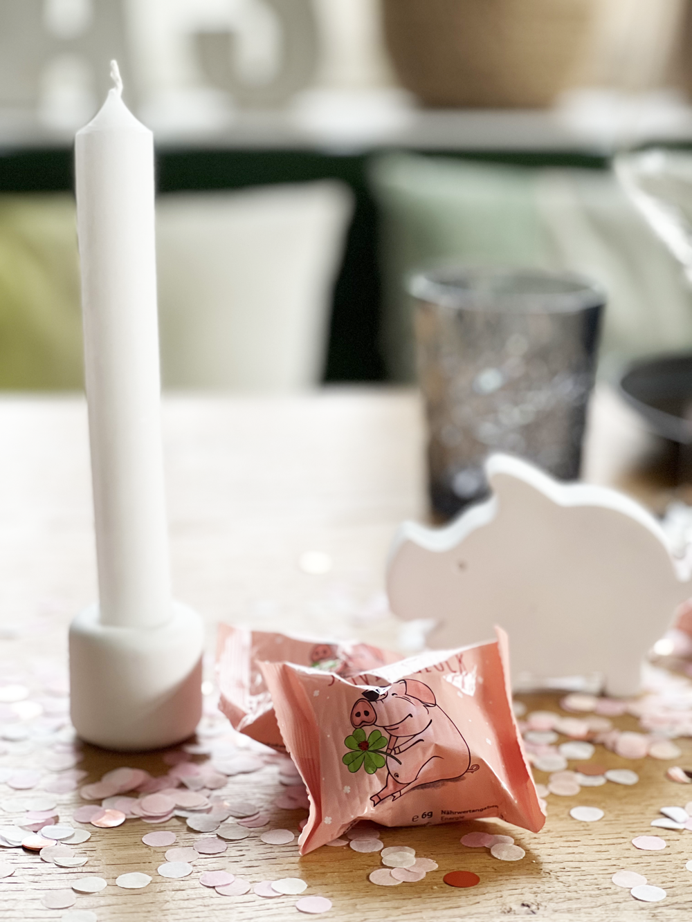 Tischdeko Box zu Silvester