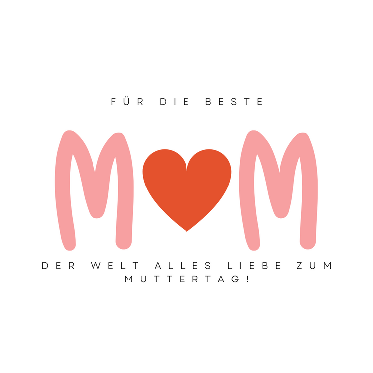 Glückwunsch zum Muttertag