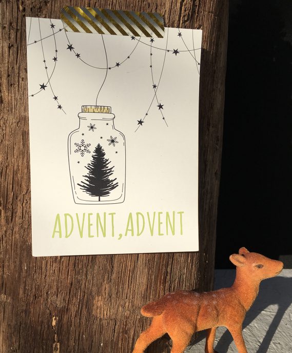 „Von drauß‘ vom Walde komm ich her…“ Zapfenbäumchen und andere Adventsvorbereitungen