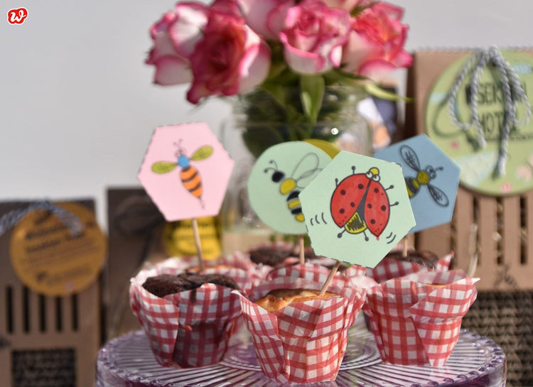 Malvorlagen für kleine Zuhausebleiber – Insekten zum ausmalen und ausschneiden