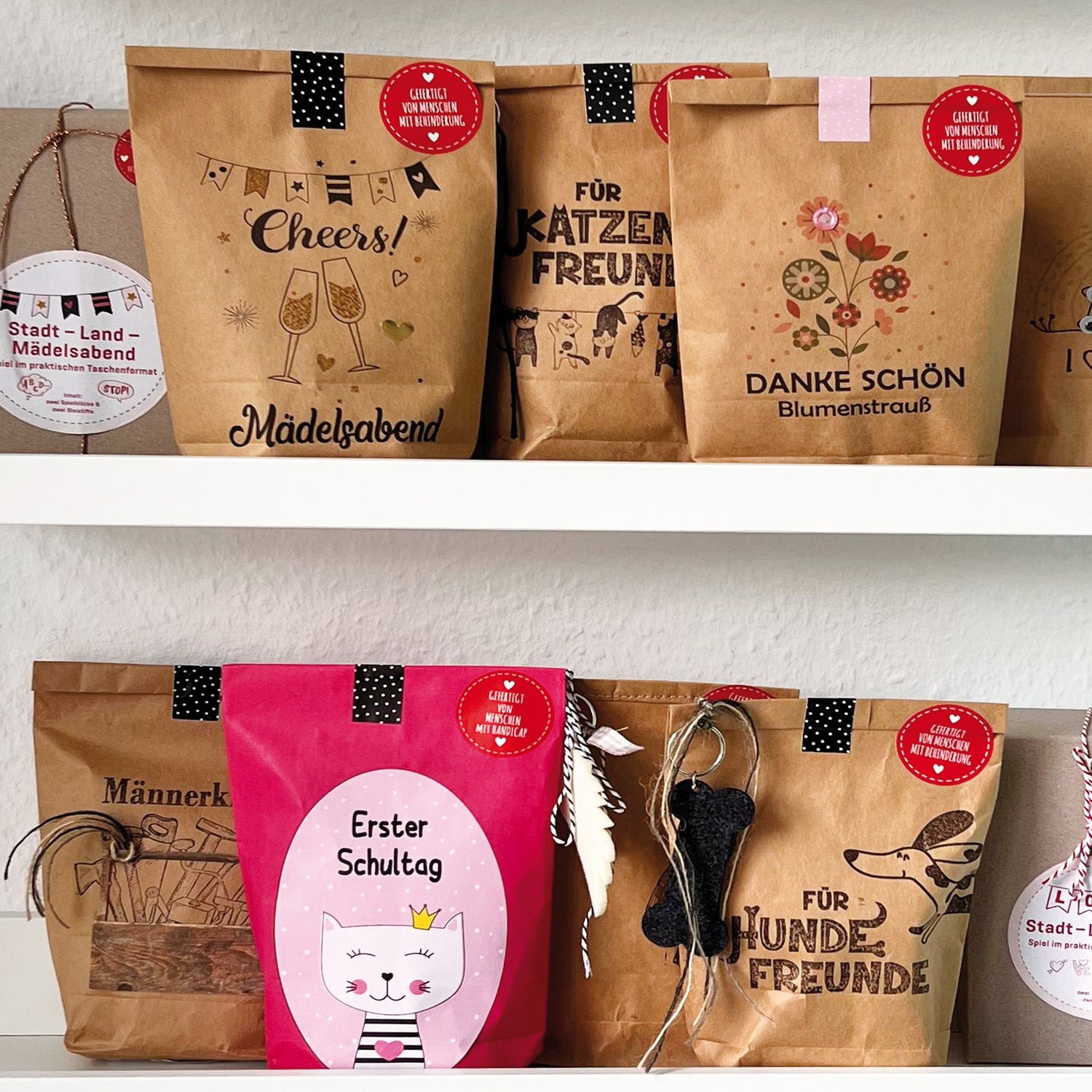 Geschenke für verschiedene Empfänger