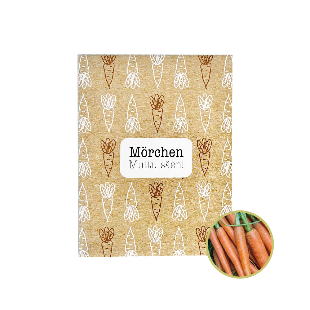 Möhren Samentüte