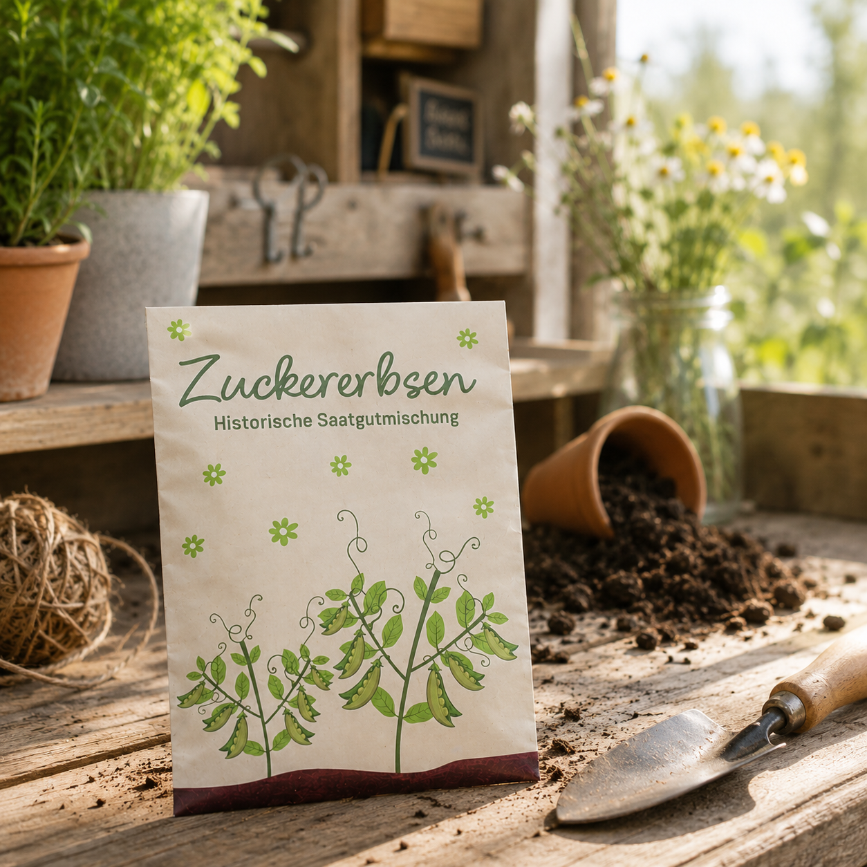 Zuckererbsen Saatgut