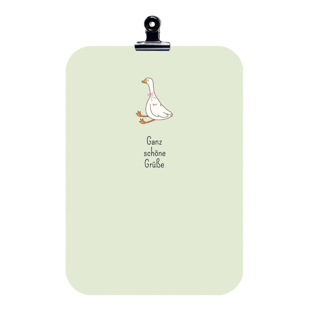 Grußkarte Ganz schöne Grüße- Postkarte Grüße