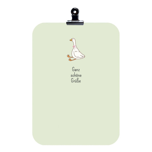 Grußkarte Ganz schöne Grüße- Postkarte Grüße