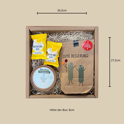 Grüße der Guten Besserung Box 26,5x27,5x8cm
