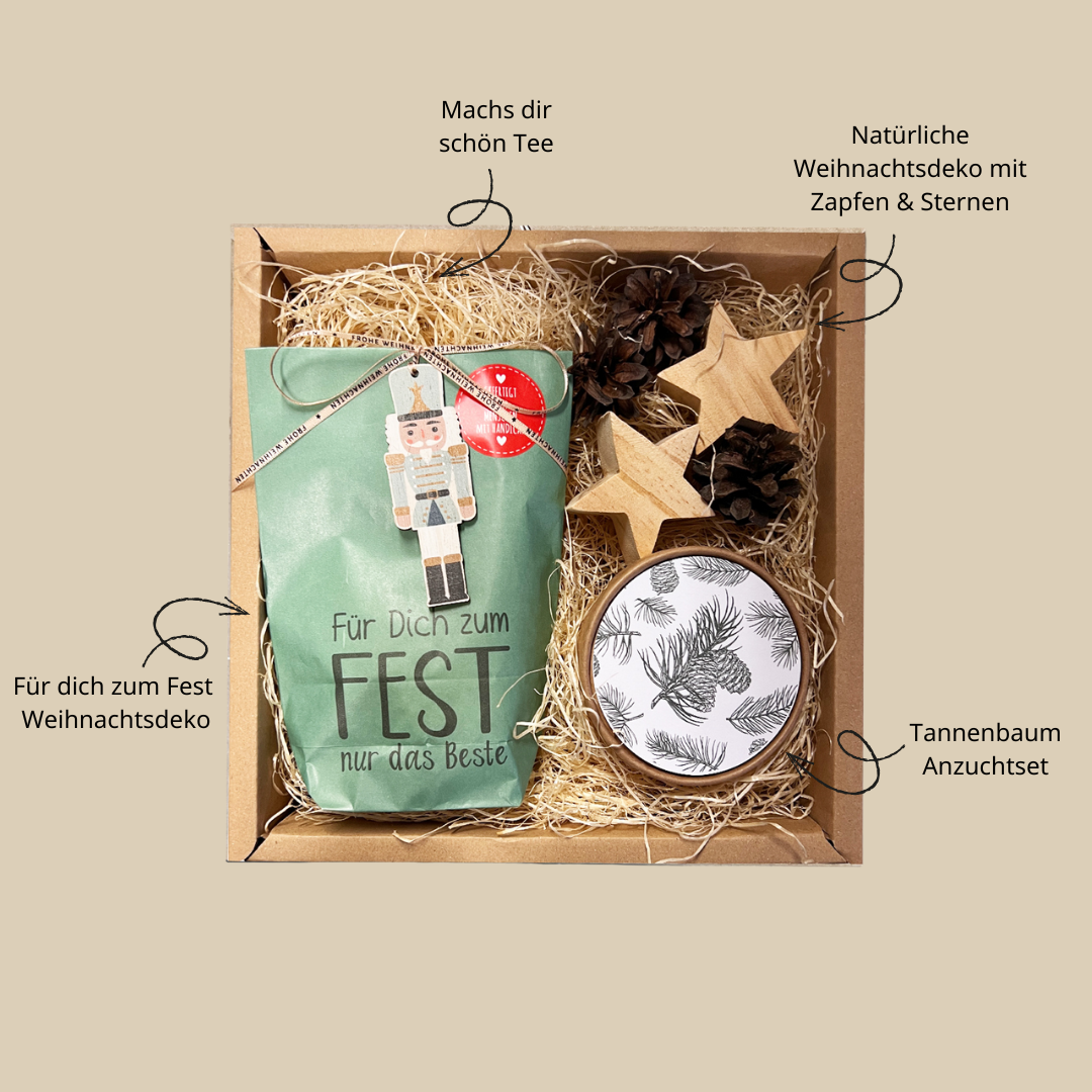 Geschenkset Weihnachtsbaum – Dein Tannenbaum 2030 als liebevolle Weihnachtsbox