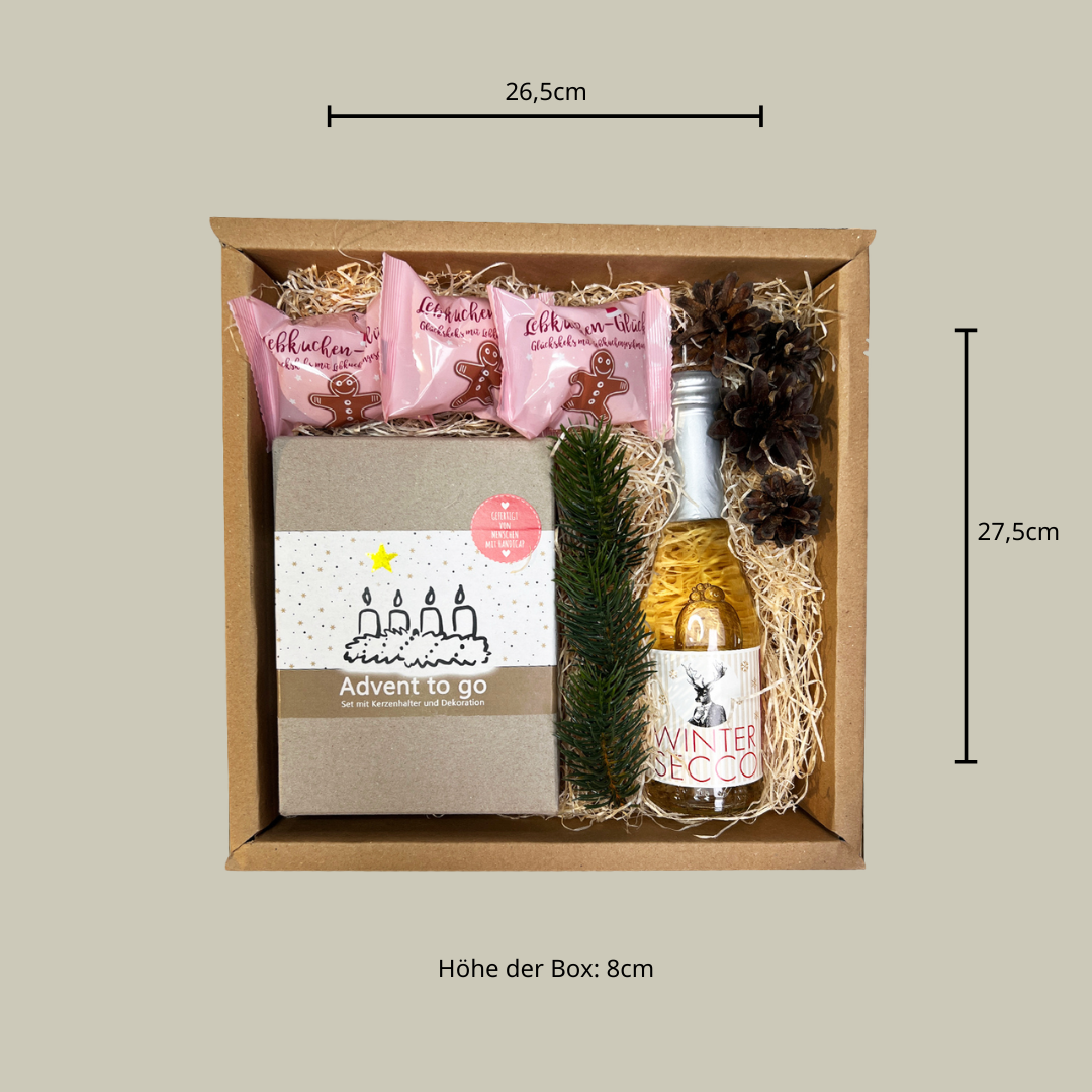 Größe der Weihnachtsbox