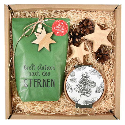 Weihnachtsbox Greif nach den Sternen Geschenkbox