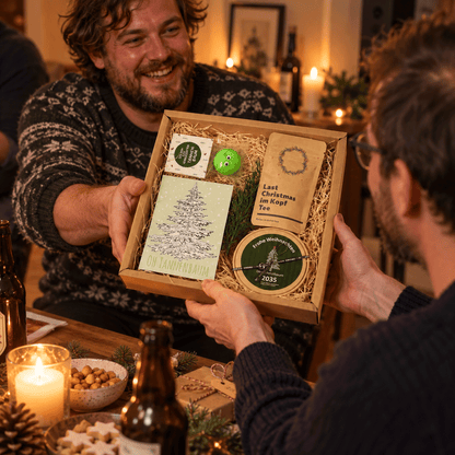 Christbaum Anzucht Set Geschenkbox, tolles Männergeschenk