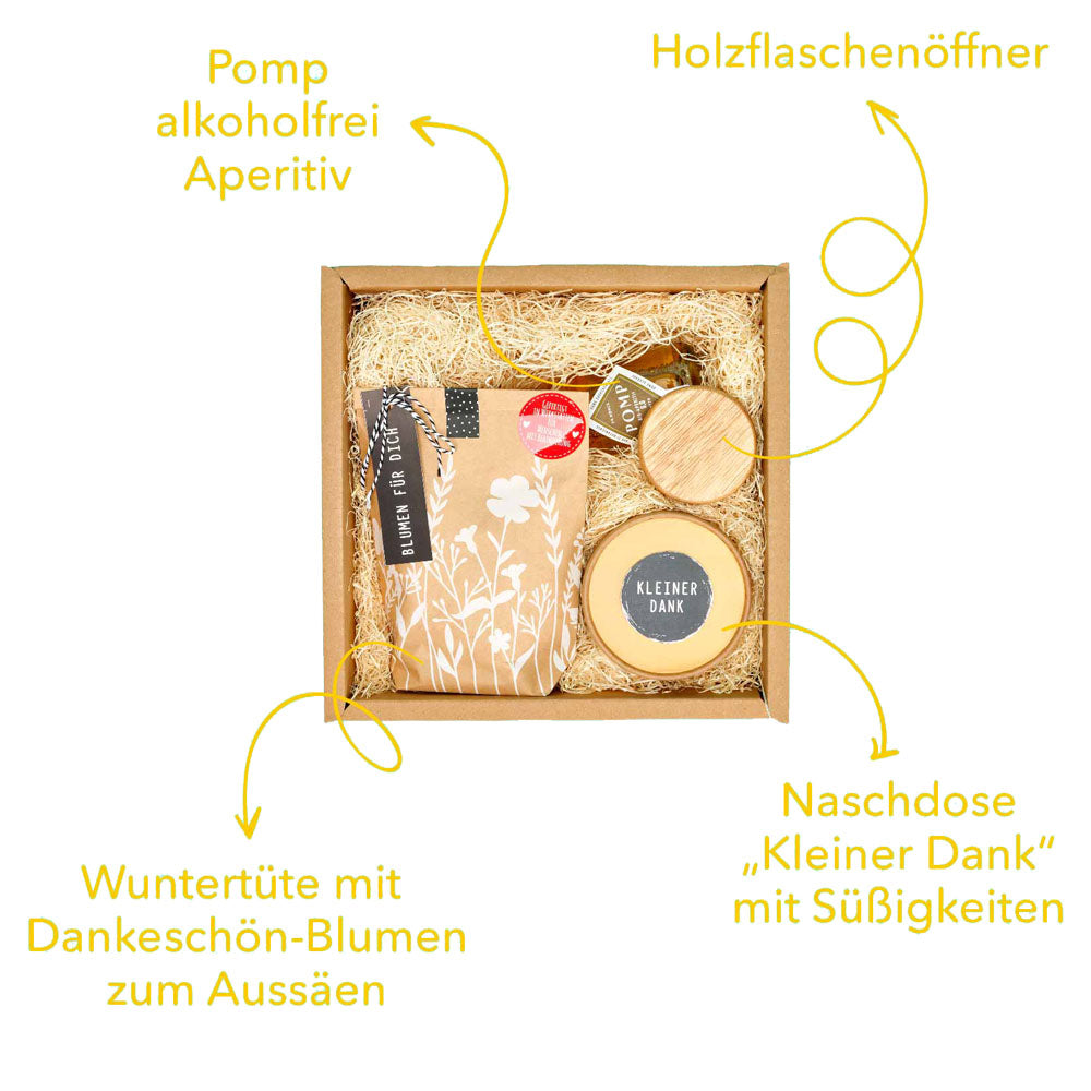 geschenkbox dankeschön Inhalt
