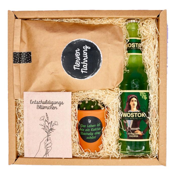 geschenk zum entschuldigen- Sorry Geschenkbox