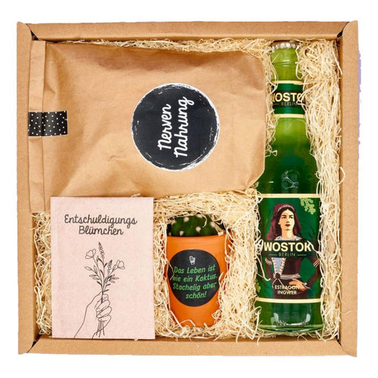 geschenk zum entschuldigen- Sorry Geschenkbox