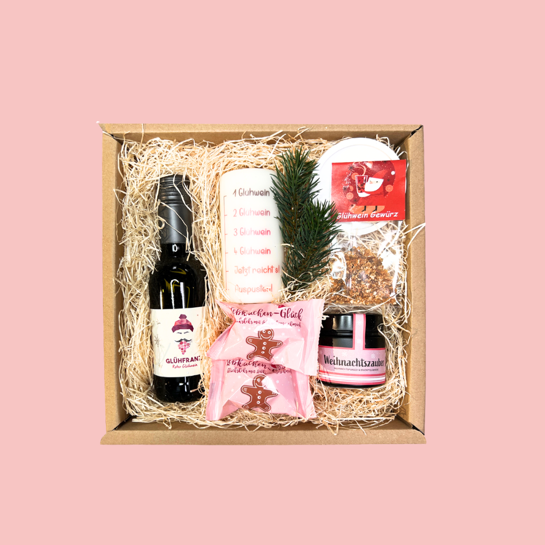 Glühwein Geschenkset – Die Geschenkbox für gemütliche Winterabende voller Wärme