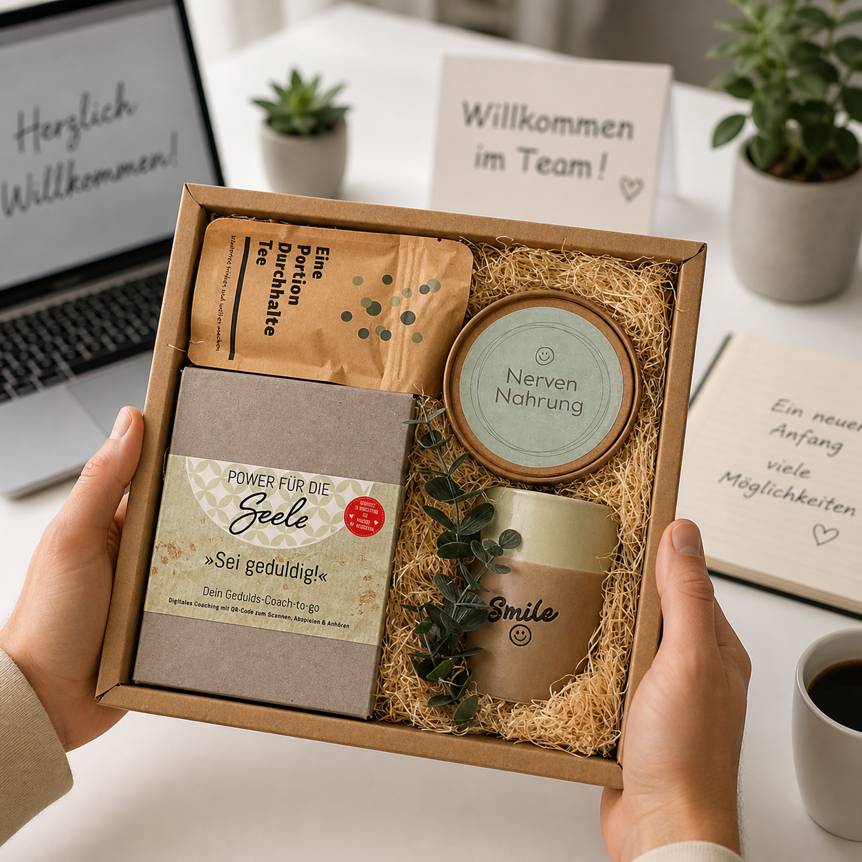 Onboarding Box für neue Mitarbeiter