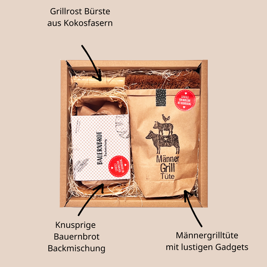 Grillbox für echte, ultimative Grillfans - lässt Männerherzen höher schlagen