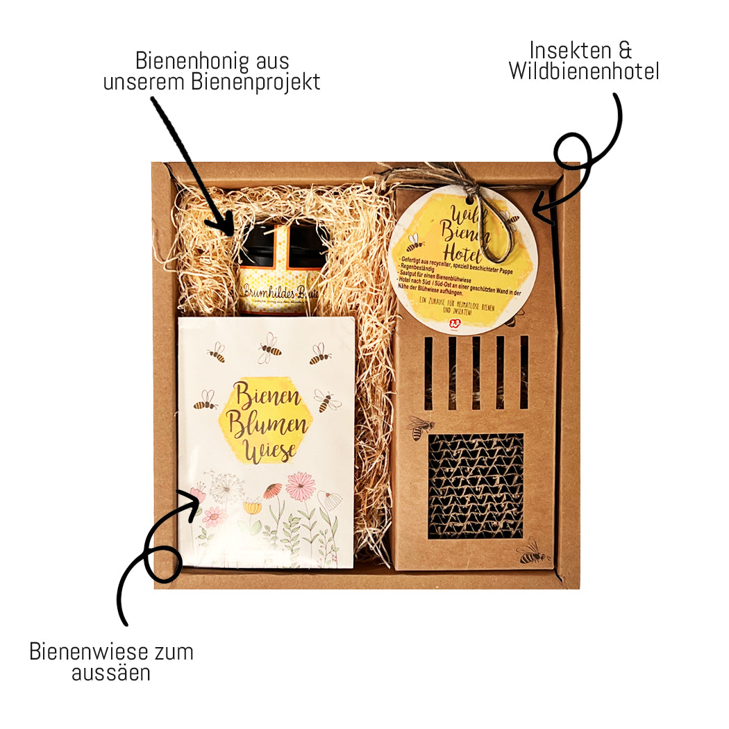 Bienenhotel Geschenk Box