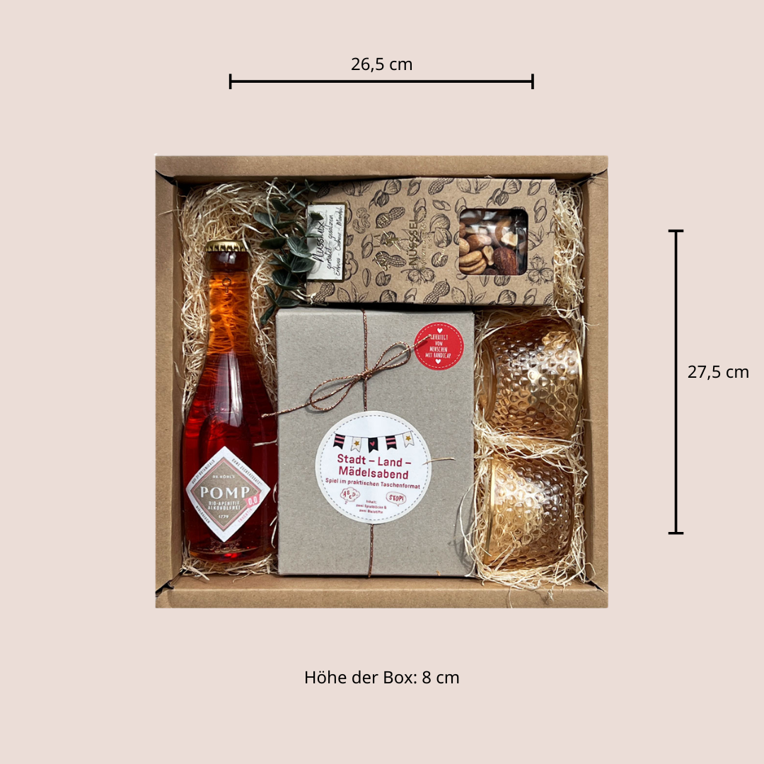 Mädelsabend Geschenk Box für die beste Freundin