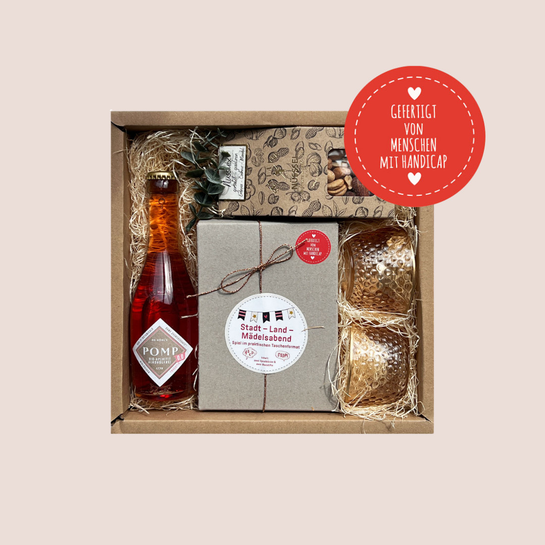 Mädelsabend Geschenk Box für die beste Freundin