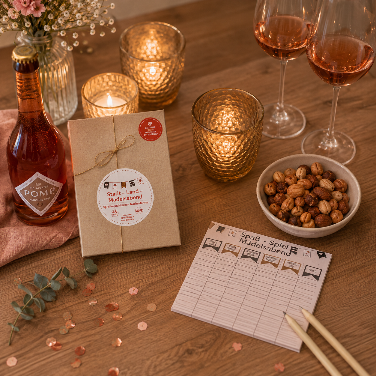 Mädelsabend Geschenk Box für die beste Freundin