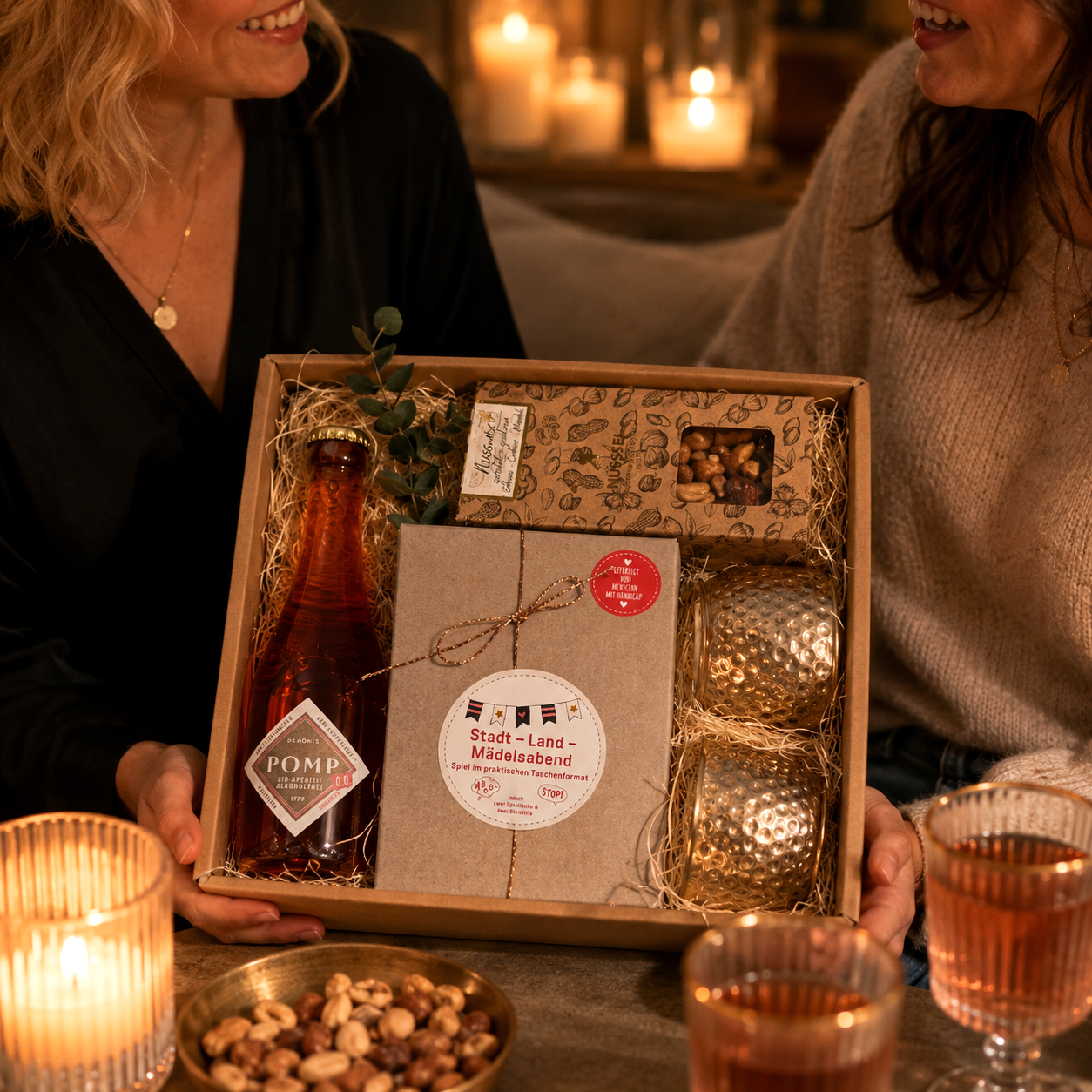 Mädelsabend Geschenk Box für die beste Freundin