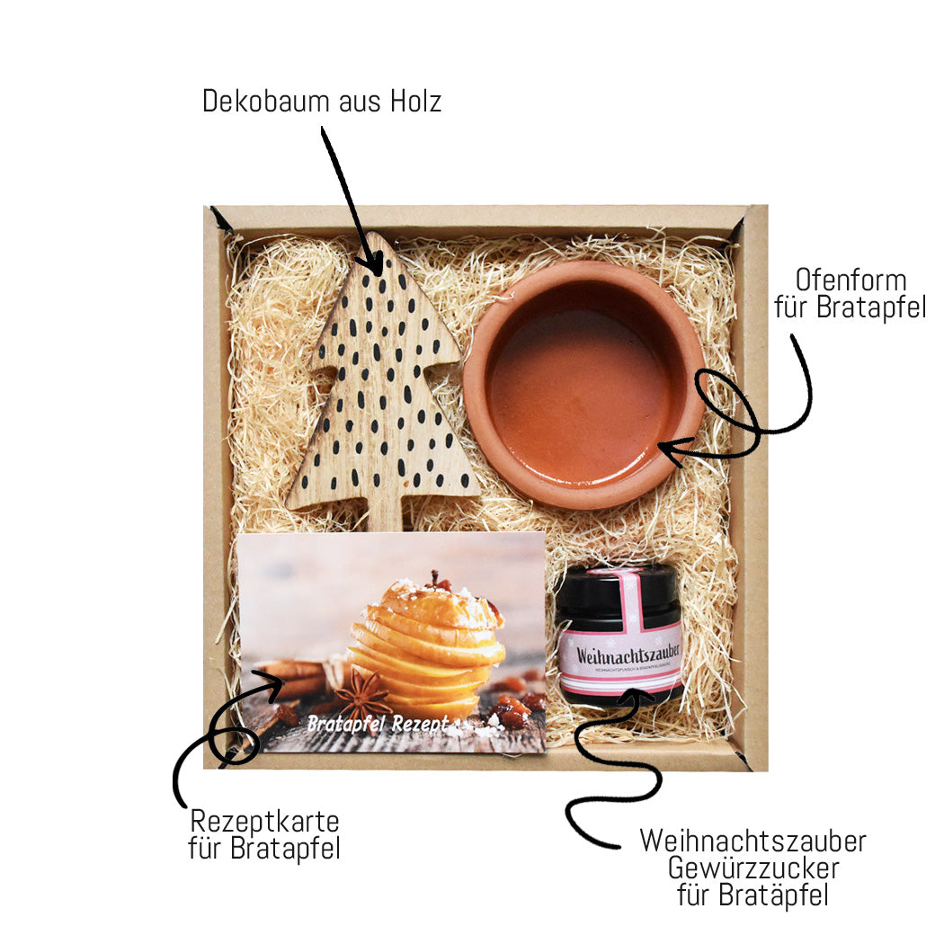 Beschreibung der Bratapfel Geschenkbox