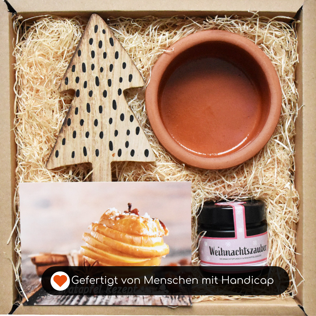 Bratapfel Gewürz in einer Geschenkbox– Ein Hauch von Weihnachtszauber für Zuhause