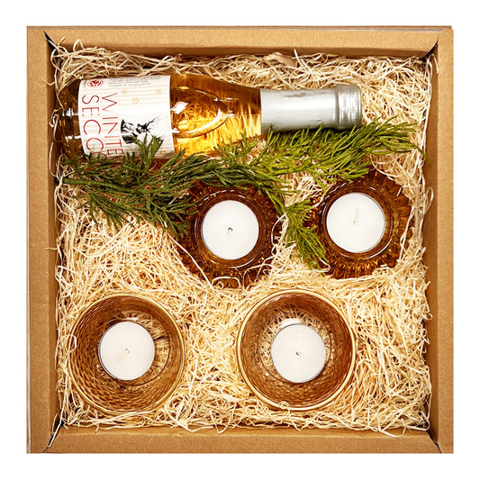 Weihnachten Teelicht Geschenkbox – Festlicher Glanz für dein Zuhause