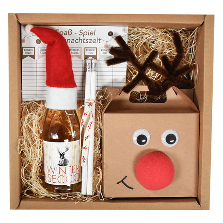 Lustiges Weihnachtsgeschenk – Geschenkbox für fröhliche Weihnachtsabende