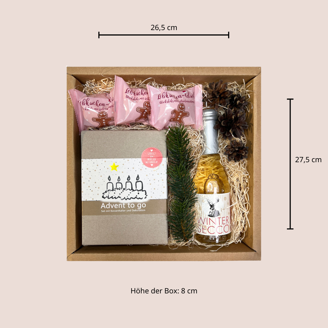 Adventszeit Geschenkbox 26 × 27 cm