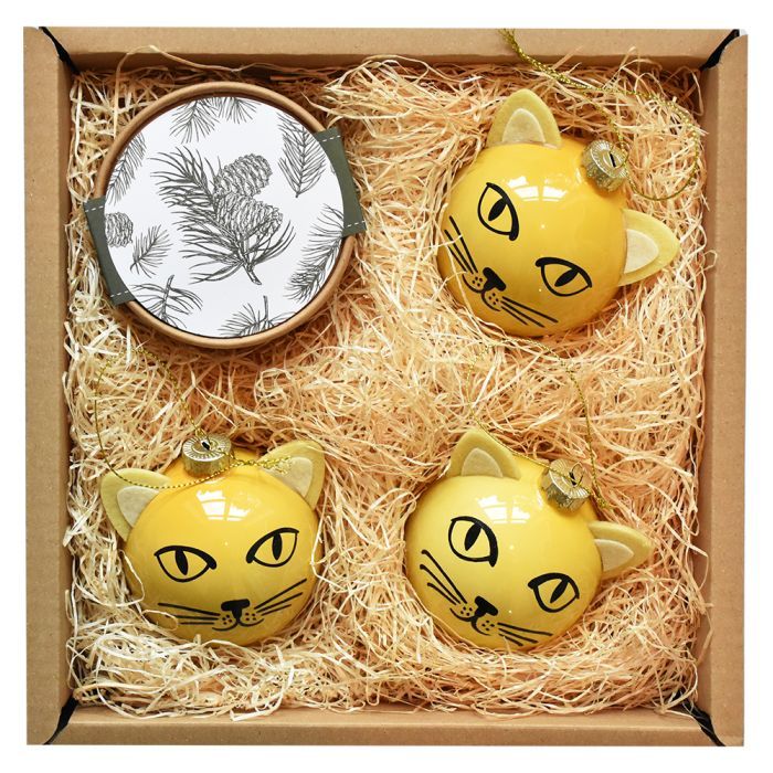 Katzenweihnachtsbaum Geschenk Box für Katzenliebhaber