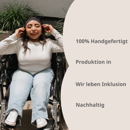 Gefertigt in Deutschland von Menschen mit Behinderung, handgemacht, nachhaltig und inklusiv