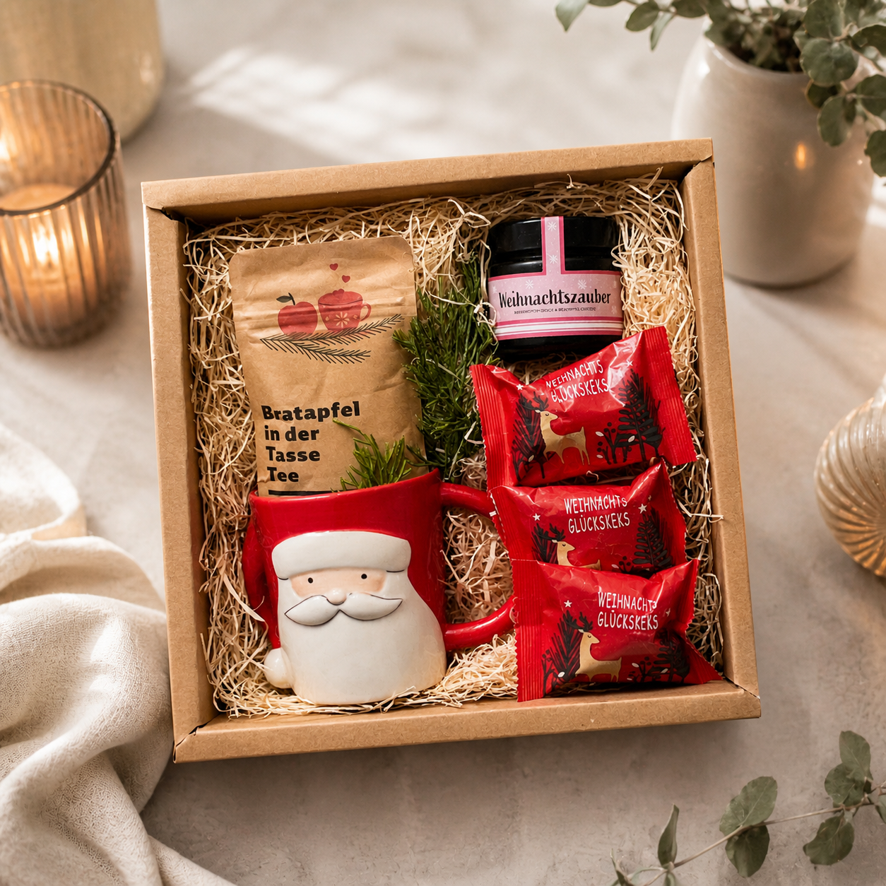 Geschenkbox zu Weihnachten