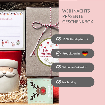 Weihnachtliche Geschenkideen:Warum du diese Box kaufen solltest – 100 % handgemacht- Produktion in Deutschland- Wir leben Inklusion- nachhaltig