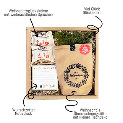 Weihnachtsüberraschung Größe der Box: 26,5x27,5x8cm