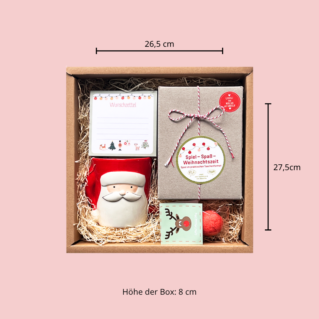 Weihnachtliche Geschenkideen:Größe der Box: 26,5x27,5x8cm