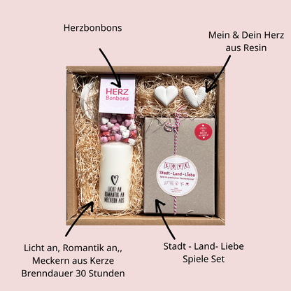 Liebesgeschenk in der Box zur Hochzeit
